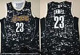 Lakers 23 Lebron James Black City Luminous Jersey,baseball caps,new era cap wholesale,wholesale hats